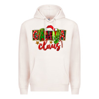 Pale Pink christmas gamma claus Premium Hoodie - FaDigitalArtStudio
