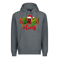 Rock christmas gamma claus Premium Hoodie - FaDigitalArtStudio