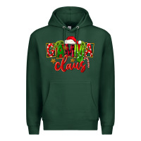 Sports Green christmas gamma claus Premium Hoodie - FaDigitalArtStudio