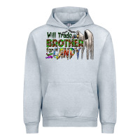 Heather Grey will trade brother for candy Urban Hoodie - CowhideDigitalArt