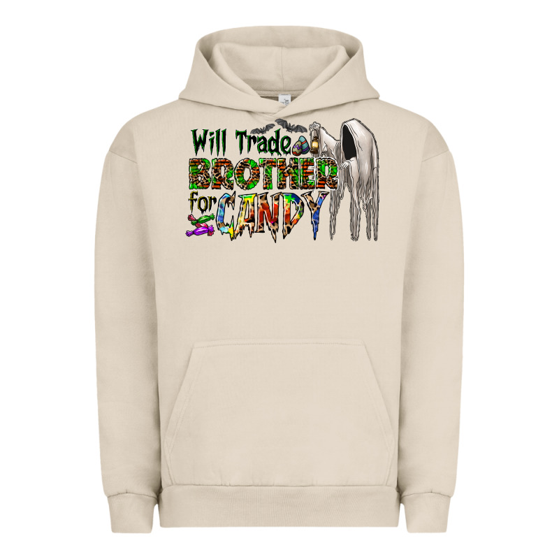 Will Trade Brother For Candy Urban Hoodie by CowhideDigitalArt | Teevron