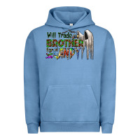 Pigment Pebble Blue will trade brother for candy Urban Hoodie - CowhideDigitalArt