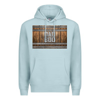 Blue Mist dad bod whiskey barrel skinny metal can holder Premium Hoodie - HRA Design Shop