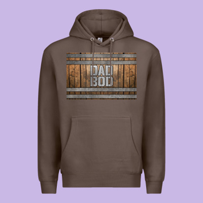 Dad Bod Whiskey Barrel Skinny Metal Can Holder Premium Hoodie Designed By Hra Design Shop