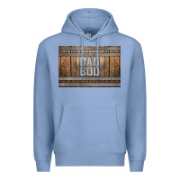 Colony Blue dad bod whiskey barrel skinny metal can holder Premium Hoodie - HRA Design Shop