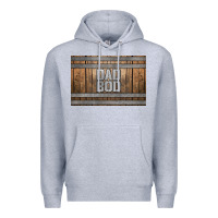 Heather Grey dad bod whiskey barrel skinny metal can holder Premium Hoodie - HRA Design Shop