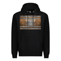 Black dad bod whiskey barrel skinny metal can holder Premium Hoodie - HRA Design Shop