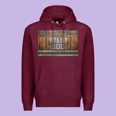 Dad Bod Whiskey Barrel Skinny Metal Can Holder Premium Hoodie Designed By Hra Design Shop