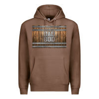 Chestnut dad bod whiskey barrel skinny metal can holder Premium Hoodie - HRA Design Shop