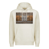 Oatmeal Heather dad bod whiskey barrel skinny metal can holder Premium Hoodie - HRA Design Shop