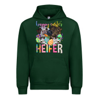 Forest Green happy easter heifer Urban Hoodie - Neo Western