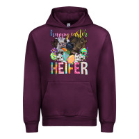 Mauve Wine happy easter heifer Urban Hoodie - Neo Western