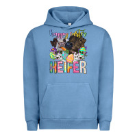 Pigment Pebble Blue happy easter heifer Urban Hoodie - Neo Western