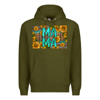 Army Green mama whiskey barrel skinny metal can holder Premium Hoodie - HRA Design Shop