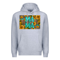 Heather Grey mama whiskey barrel skinny metal can holder Premium Hoodie - HRA Design Shop