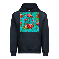 Flamingo Seamless Pattern Urban Hoodie | Teevron