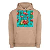 Pigment Burro flamingo seamless pattern Urban Hoodie - HRA Design Shop