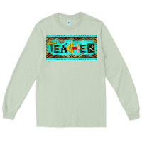 Matcha teacher license plate Long Sleeve Tee - BarkalooDesign