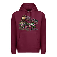 Burgundy just a woman who loves justice Premium Hoodie - SublimationCraftShop