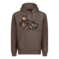 Coffee just a woman who loves justice Premium Hoodie - SublimationCraftShop