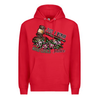 Red just a woman who loves justice Premium Hoodie - SublimationCraftShop