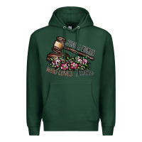 Sports Green just a woman who loves justice Premium Hoodie - SublimationCraftShop