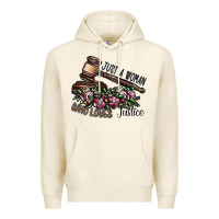Tofu just a woman who loves justice Premium Hoodie - SublimationCraftShop