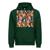 Forest Green western farm animals seamless pattern Urban Hoodie - HRA Design Shop