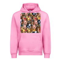 Fuchsia Pink western farm animals seamless pattern Urban Hoodie - HRA Design Shop