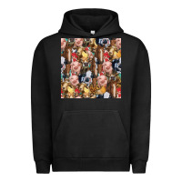 Pigment Black western farm animals seamless pattern Urban Hoodie - HRA Design Shop
