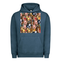 Pigment Midnight Navy western farm animals seamless pattern Urban Hoodie - HRA Design Shop
