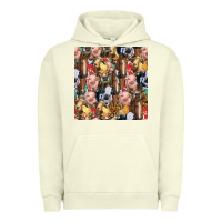 Pigment Pistachio western farm animals seamless pattern Urban Hoodie - HRA Design Shop