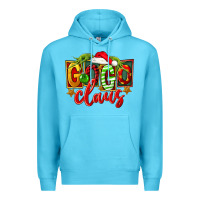 Ocean Blue christmas gogo claus Premium Hoodie - FaDigitalArtStudio
