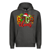Charcoal Heather christmas gogo claus Premium Hoodie - FaDigitalArtStudio