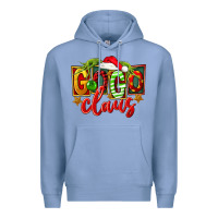 Colony Blue christmas gogo claus Premium Hoodie - FaDigitalArtStudio