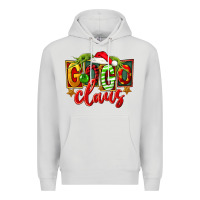 Dove Grey christmas gogo claus Premium Hoodie - FaDigitalArtStudio