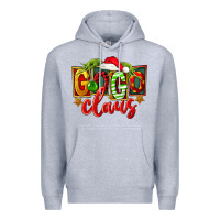 Heather Grey christmas gogo claus Premium Hoodie - FaDigitalArtStudio