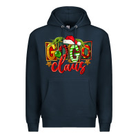 Navy christmas gogo claus Premium Hoodie - FaDigitalArtStudio