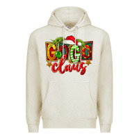 Oatmeal Heather christmas gogo claus Premium Hoodie - FaDigitalArtStudio