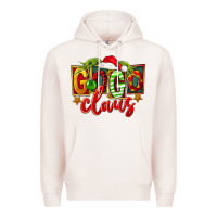 Pale Pink christmas gogo claus Premium Hoodie - FaDigitalArtStudio