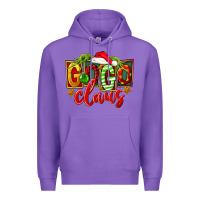 Purple christmas gogo claus Premium Hoodie - FaDigitalArtStudio