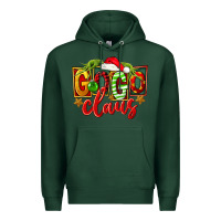 Sports Green christmas gogo claus Premium Hoodie - FaDigitalArtStudio