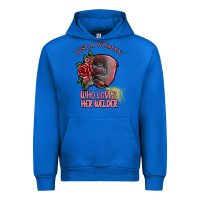 Cobalt just a woman who loves her welder Urban Hoodie - SublimationCraftShop