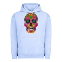 Pigment Grape Ice sugar skull Urban Hoodie - FaDigitalArtStudio