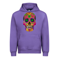 Tulip sugar skull Urban Hoodie - FaDigitalArtStudio
