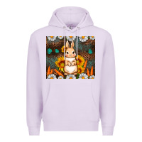 Lilac Rabbit daisy sunflower leopard 20oz tumbler Premium Hoodie - Neo Western