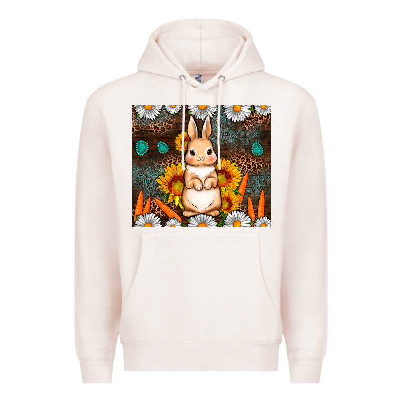 Rabbit Daisy Sunflower Leopard 20oz Tumbler Premium Hoodie by Neo Western | Teevron