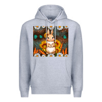 Rabbit Daisy Sunflower Leopard 20oz Tumbler Premium Hoodie | Teevron