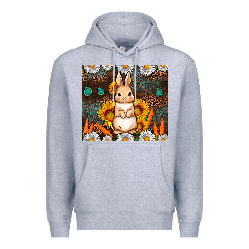 Rabbit Daisy Sunflower Leopard 20oz Tumbler Premium Hoodie by Neo Western | Teevron