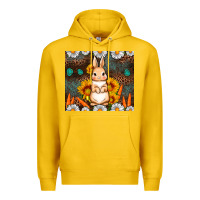 Lemon Rabbit daisy sunflower leopard 20oz tumbler Premium Hoodie - Neo Western